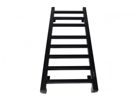 Полотенцесушитель Электрический «Санприз» Квадро Лесенка, П8, 80x30, Черный (11137)