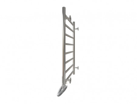 Полотенцесушитель Электрический «Санприз» Аврора Лесенка, П8, 80x40, Хром (11162)