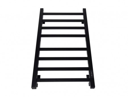 Полотенцесушитель Электрический «Санприз» Контур Лесенка, П8, 80x40, Черный (11149)