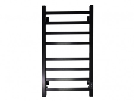 Полотенцесушитель Электрический «Санприз» Контур Лесенка, П8, 80x40, Черный (11149)