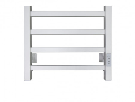 Полотенцесушитель Электрический «Санприз» Контур Лесенка, П8, 80x40, Белый (11148)