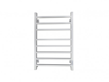 Полотенцесушитель Электрический «Санприз» Квадро Лесенка, П8, 80x50, Белый (11140)