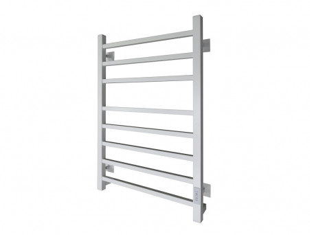 Полотенцесушитель Электрический «Санприз» Квадро Лесенка, П8, 80x50, Белый (11140)