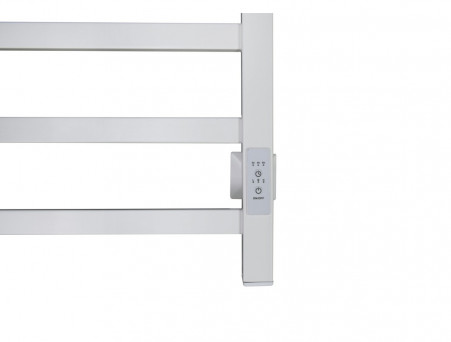 Полотенцесушитель Электрический «Санприз» Контур Лесенка, П8, 80x50, Белый (11150)