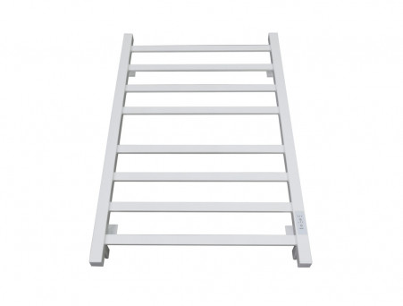 Полотенцесушитель Электрический «Санприз» Контур Лесенка, П8, 80x50, Белый (11150)