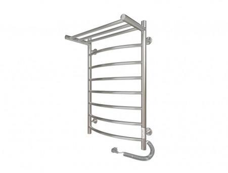 Полотенцесушитель Электрический «Санприз» Классик Лесенка, П8, 80x50, Хром (11177)