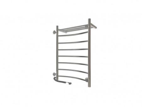 Полотенцесушитель Электрический «Санприз» Классик Лесенка, П8, 80x50, Хром (11177)