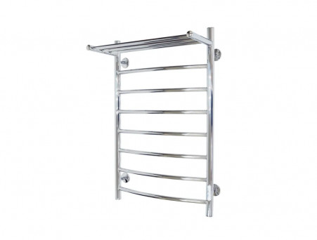 Полотенцесушитель Электрический «Санприз» Классик Лесенка, П8, 80x50, Хром (11177)