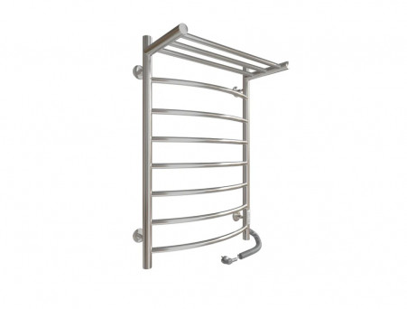 Полотенцесушитель Электрический «Санприз» Классик Лесенка, П8, 80x50, Хром (11177)