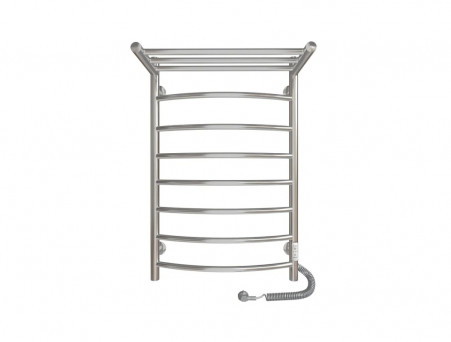 Полотенцесушитель Электрический «Санприз» Классик Лесенка, П8, 80x50, Хром (11177)