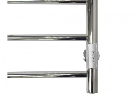 Полотенцесушитель Электрический «Санприз» Аврора Лесенка, П8, с Полкой, 80x50, Хром (11164)