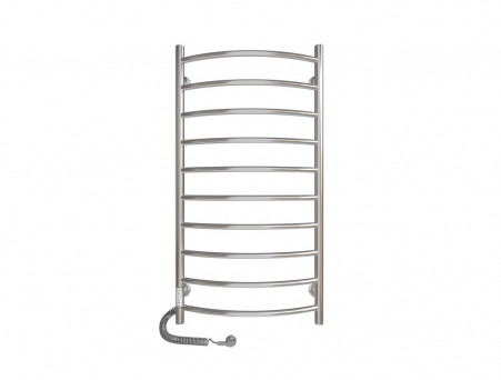 Полотенцесушитель Электрический «Санприз» Классик Лесенка, П10, 100x50, Хром (11042)