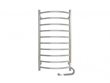 Полотенцесушитель Электрический «Санприз» Классик Лесенка, П10, 100x50, Хром (11173)