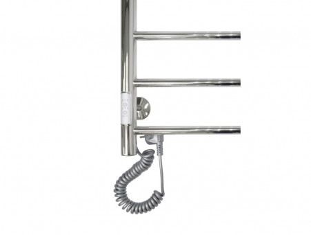 Полотенцесушитель Электрический «Санприз» Аврора Лесенка, П10, 100x50, Хром (11116)
