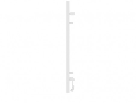 Полотенцесушитель Электрический «Laris» Астор Лесенка, П9, 70x350, Белый Муар (73207769)