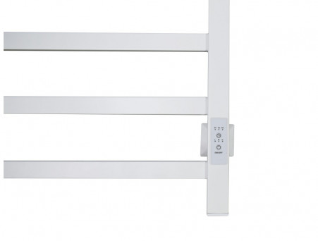 Полотенцесушитель Электрический «Санприз» Контур Лесенка, П10, 100x50, Белый (11152)