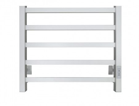 Полотенцесушитель Электрический «Санприз» Контур Лесенка, П10, 100x50, Белый (11152)