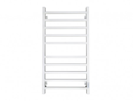 Полотенцесушитель Электрический «Санприз» Контур Лесенка, П10, 100x50, Белый (11152)