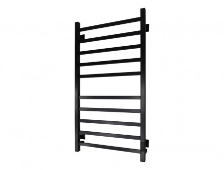Полотенцесушитель Электрический «Санприз» Контур Лесенка, П10, 100x50, Черный (11153)