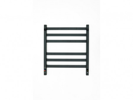 Полотенцесушитель Электрический «Grois» Bruno Лесенка, П6, 60x50, Черный (GR121 50х60 П6 9005 U)