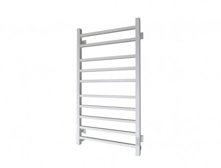 Полотенцесушитель Электрический «Санприз» Квадро Лесенка, П10, 100x50, Белый (11142)