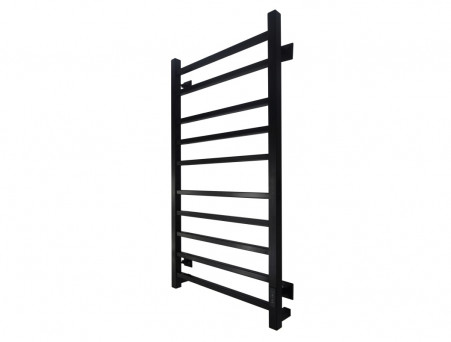 Полотенцесушитель Электрический «Санприз» Квадро Лесенка, П10, 100x50, Черный (11143)