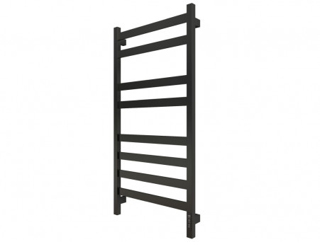 Полотенцесушитель Электрический «Grois» Bruno Лесенка, П8, 80x40, Черный (GR122 40х80 П8 9005 U)