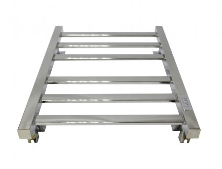 Полотенцесушитель Электрический «Санприз» Контур Лесенка, П6, 60x40, Хром (11156)