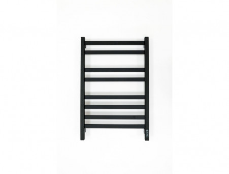 Полотенцесушитель Электрический «Grois» Bruno Лесенка, П8, 80x50, Черный (GR122 50х80 П8 9005 U)