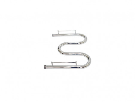 Полотенцесушитель Водяной «Санприз» М-образный, с Полкой, 50x40, Хром (11054)