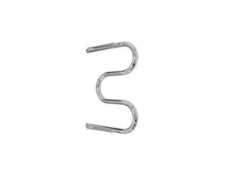 Полотенцесушитель Водяной «Санприз» М-образный, с Полкой, 50x40, Хром (11054)