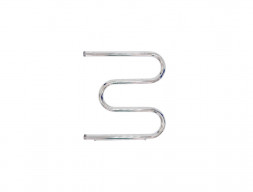 Полотенцесушитель Водяной «Санприз» М-образный, с Полкой, 50x50, Хром (11055)