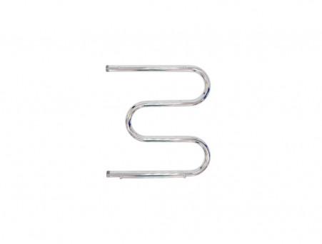 Полотенцесушитель Водяной «Санприз» М-образный, с Полкой, 50x50, Хром (11055)