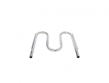 Полотенцесушитель Водяной «Санприз» М-образный, с Полкой, 50x50, Хром (11055)