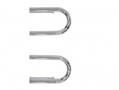 Полотенцесушитель Водяной «Санприз» М-образный, с Полкой, 60x50, Хром (11057)