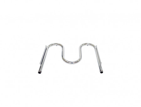 Полотенцесушитель Водяной «Санприз» М-образный, с Полкой, 60x50, Хром (11057)