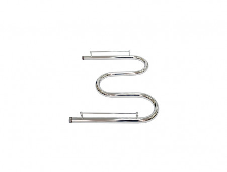 Полотенцесушитель Водяной «Санприз» М-образный, с Полкой, 60x50, Хром (11057)