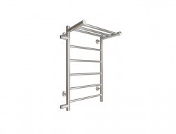 Полотенцесушитель Водяной «Санприз» Аврора Лесенка, П6, с Полкой, 70x40, Хром (11017)