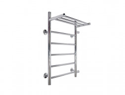 Полотенцесушитель Водяной «Санприз» Аврора Лесенка, П6, с Полкой, 70x40, Хром (11018)
