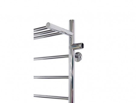 Полотенцесушитель Водяной «Санприз» Аврора Лесенка, П6, с Полкой, 70x40, Хром (11018)