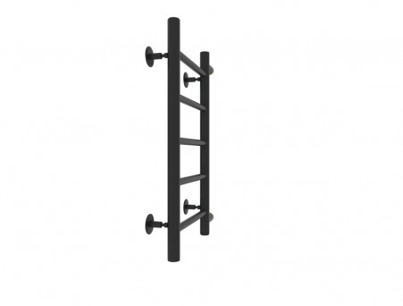 Полотенцесушитель Водяной «Санприз» Аврора Лесенка, П5, 60x30, Черный Матовый (11009ЧМ)