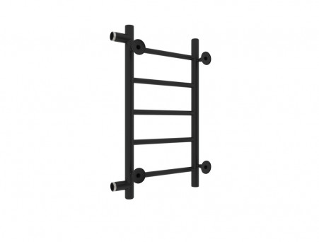 Полотенцесушитель Водяной «Санприз» Аврора Лесенка, П5, 60x30, Черный Матовый (11009ЧМ)