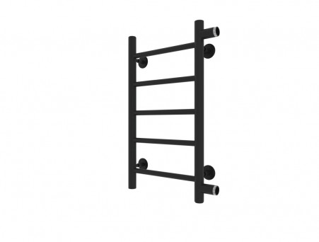 Полотенцесушитель Водяной «Санприз» Аврора Лесенка, П5, 60x30, Черный Матовый (11009ЧМ)