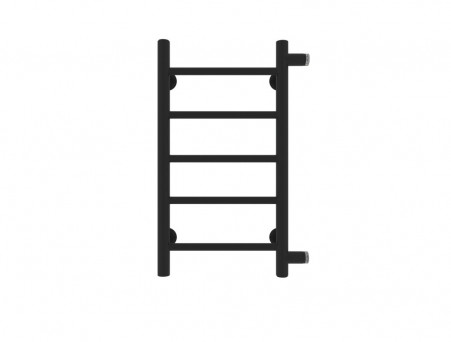 Полотенцесушитель Водяной «Санприз» Аврора Лесенка, П5, 60x30, Черный Матовый (11009ЧМ)