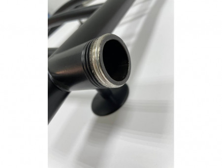 Полотенцесушитель Водяной «Санприз» Классик Лесенка, П5, 60x40, Черный Матовый (11013ЧМ)