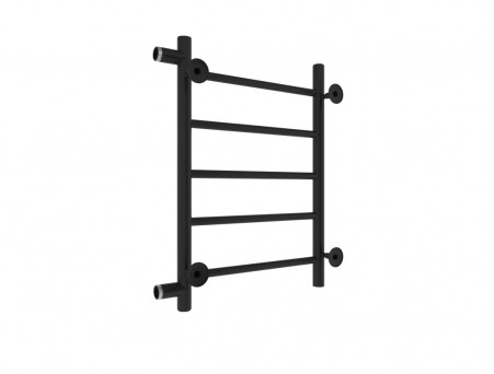 Полотенцесушитель Водяной «Санприз» Аврора Лесенка, П5, 60x40, Черный Матовый (11010ЧМ)