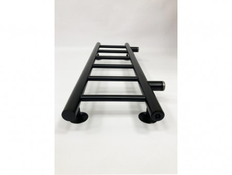 Полотенцесушитель Водяной «Санприз» Аврора Лесенка, П6, 80x20, Черный Матовый (11120ЧМ)