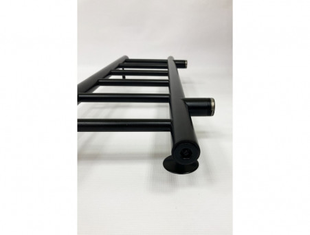 Полотенцесушитель Водяной «Санприз» Аврора Лесенка, П6, 80x20, Черный Матовый (11120ЧМ)