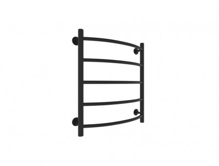 Полотенцесушитель Водяной «Санприз» Классик Лесенка, П5, 60x50, Черный Матовый (11006ЧМ)