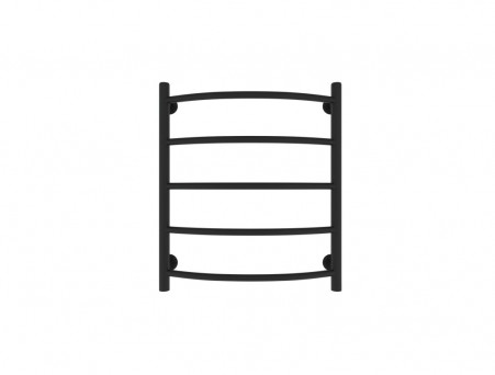 Полотенцесушитель Водяной «Санприз» Классик Лесенка, П5, 60x50, Черный Матовый (11006ЧМ)